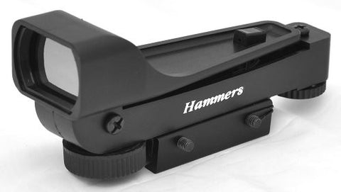 Red Dot Reflex Sight, Fits onto 3/8” dovetail and 7/8” Weaver rails