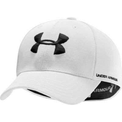 Men's Armour Stretch Fit Cap - White, Medium/Large