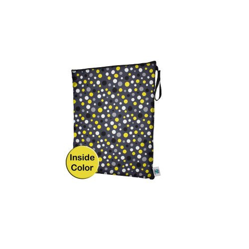 Planet Wise Wet Diaper Bag, Bumble Dots, Large