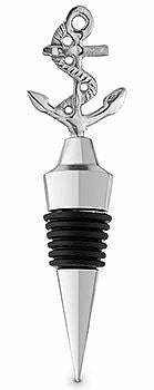 Chrome Plated Anchor Wine Bottle Stopper 20-407