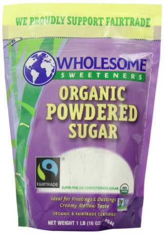 Wholesome Sweetners Fair Trade Organic Powdered Sugar 16.0 OZ