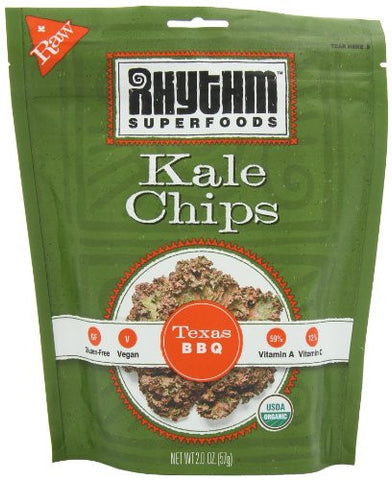 Rhythm Superfoods Texas BBQ Kale Chips 2.0 OZ