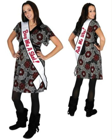 Buy Me A Shot/Ask Me Why Satin Sash Party Accessory (1 count) (1/Pkg)