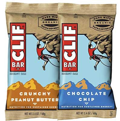 Clif Bar Mini Variety Pack - Box of 10 pb/choc chip