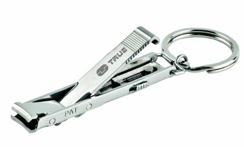 True Utility TU36 SlimClips Stainless Steel Nail Clippers for Key Ring (Discontinued by Manufacturer)