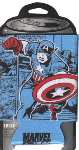 Captain America Retro Comic Wrap Huggie Can Holder