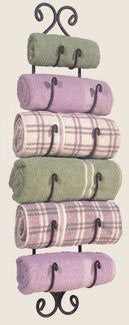 Large Adirondack Towel Rack - Charcoal