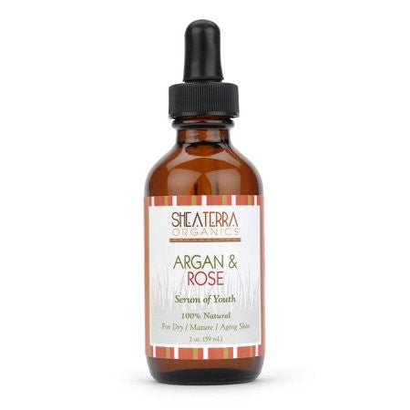 Shea Terra Organics Argan & Rose Serum of Youth 2 oz.