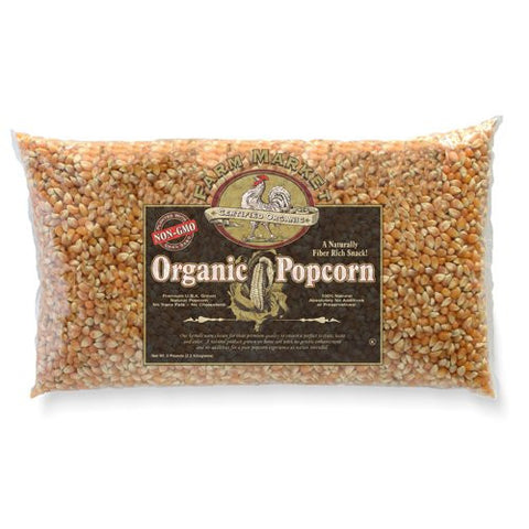Great Northern Popcorn Organic Premium Popcorn, 5 Pound