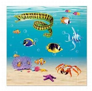 Under The Sea Luncheon Napkins 16 Per Pack