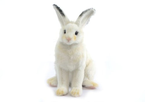 Hansa Plush 6" White Bunny