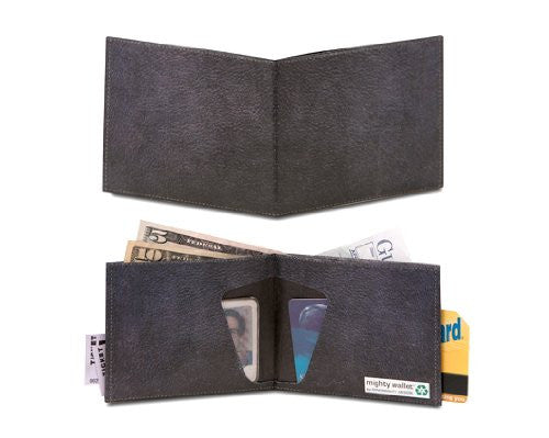 Vintage Black Leather Mighty Wallet