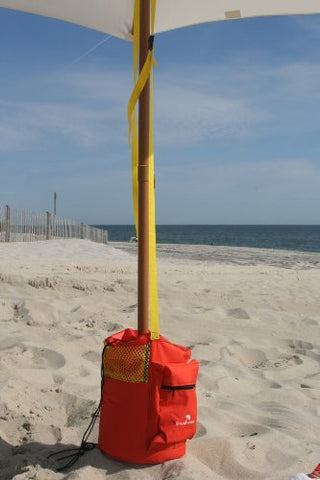Ostrich Tote Bag/Beach Umbrella Anchor, Red