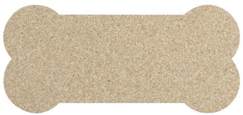 ORE Pet Recycled Rubber Skinny Bone Placemat - Natural