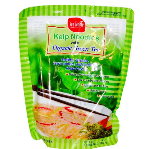Sea Tangle Noodle Company, Kelp Noodles with Organic Green Tea, 12 oz (340 g)