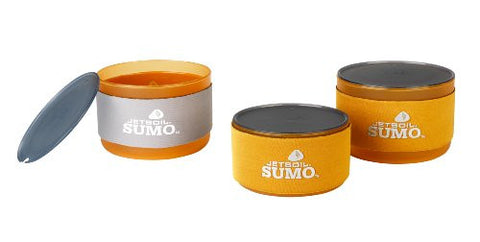 Jetboil Sumo 3 Piece Bowl Set (Color: Orange Size: One)