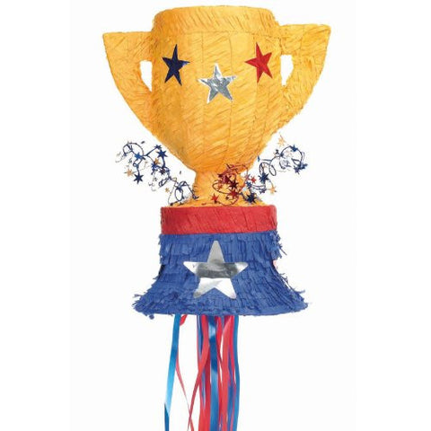 Trophy Pull String Pinata (Size: One Size Color: As Shown)