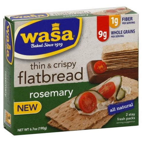 Wasa Flatbread Rosemary 6.7 OZ