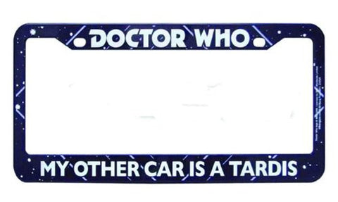 Doctor Who My Other Car Is A TARDIS License Plate Frame
