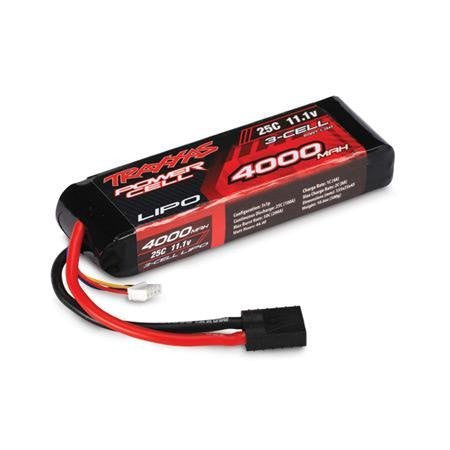 25C 11.1V 3S 3-Cell 4000mAh Lipo
Battery