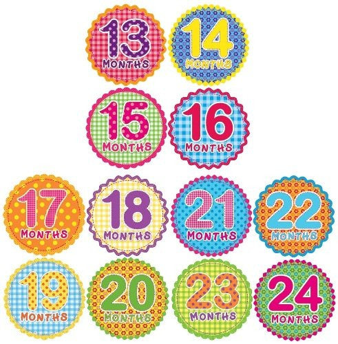 Sticky Bellies -Sticky Bellies Monthly Milestone Stickers - Oh Sew Ready : Maternity : 12-40 Weeks