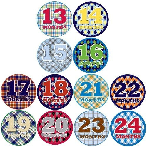 Sticky Bellies -Sticky Bellies Monthly Milestone Stickers - Oh Sew Ready : Maternity : 12-40 Weeks