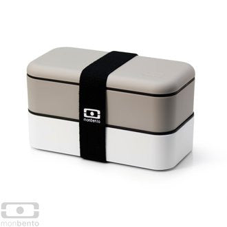 Monbento Original Bento Box - GREY / WHITE