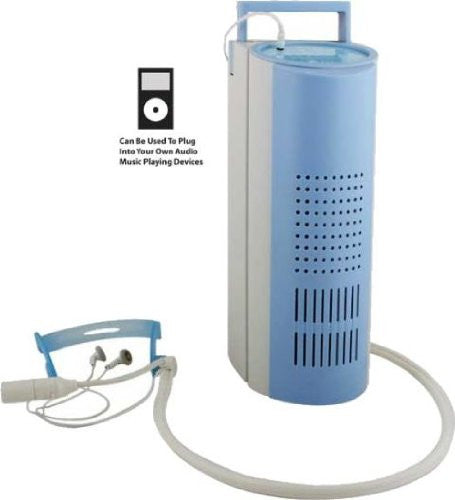 Oxygen Bar with Turbo Air Flow (White/Blue) (12"H x 9"W x 5"D)