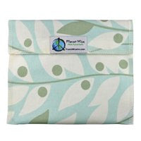 Planet Wise Sandwich and Snack Bags (Size: Sandwich Bag Color: Blue Vine)