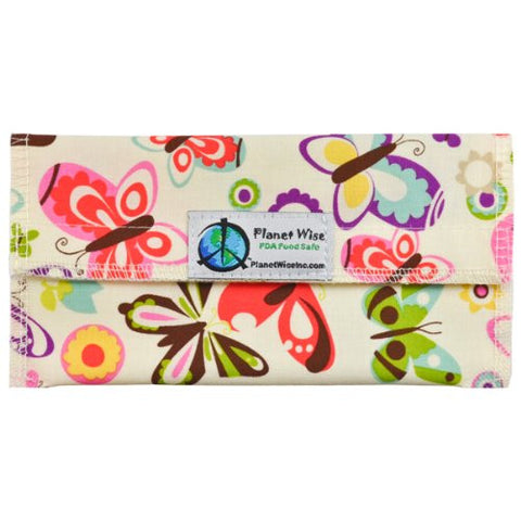 Planet Wise Sandwich and Snack Bags (Size: Snack Bag Color: Butterflies)