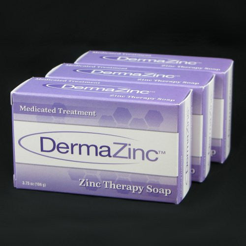 DermaZinc Zinc Therapy Soap 106g bar - 3 Pack