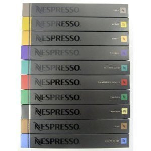 100 Nespresso Capsules Mixed Flavors New