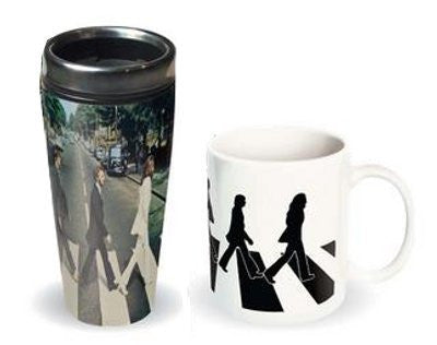 The Beatles Abbey Road Travel Mug And Coffee Mug Gift Set