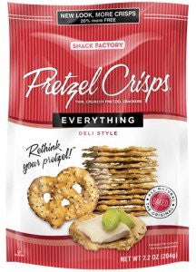 Pretzel Crisps, Everything 7.2 OZ (Pack of 4)