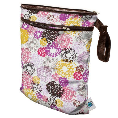 Planet Wise Wet/Dry Diaper Bag (Color: Chic Petunia)