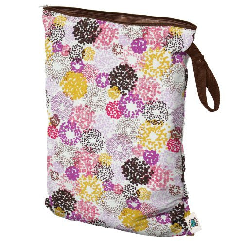 Planet Wise Wet Diaper Bag, Chic Petunia, Large