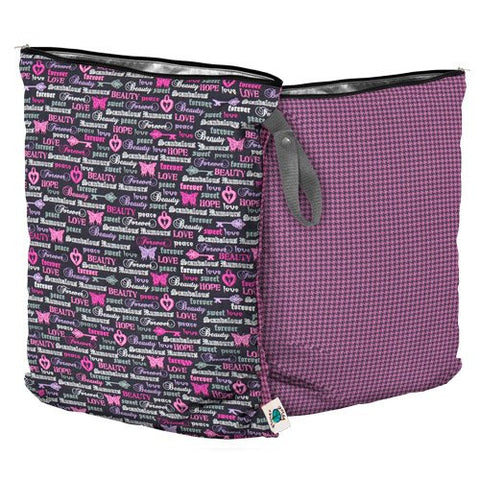 Planet Wise Wet Bag - Large - Love Forever (2-sided)