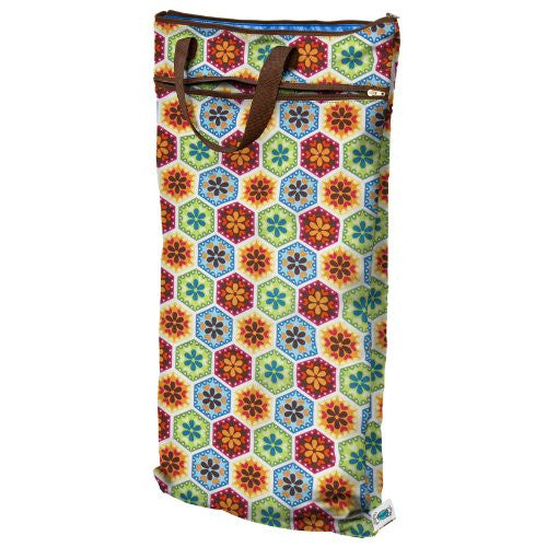 Planet Wise Hanging Wet/Dry Diaper Bag, Organic Kaleidoscope