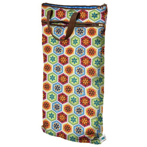 Planet Wise Hanging Wet/Dry Diaper Bag, Organic Kaleidoscope