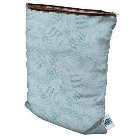 Planet Wise Wet Bag - Medium - Blue Recycle