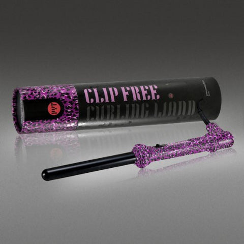 PYT 19mm Curling Iron in Purple Cheetah