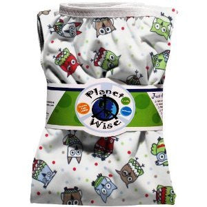 Planet Wise Diaper Pail Liner (Color: Hoot)