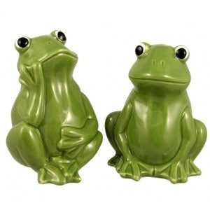 Green Frog Salt & Pepper Set