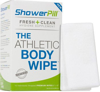 Shower Pill 
Athletic Body Wipes