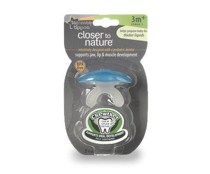 Tommee Tippee Closer to Nature Chewther 3m+ Stage 1, 1pk Colors May Vary