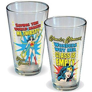 Wonder Woman Pint Glass Set