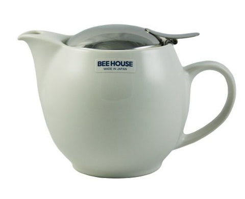 Round White Teapot 15 Ounces