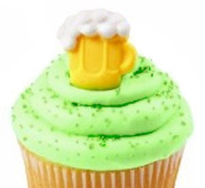 Royal Icing Decorations 12/Pkg - Beer Mugs