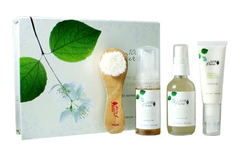 100% Pure Jasmine Green Tea Skin Care Gift Set