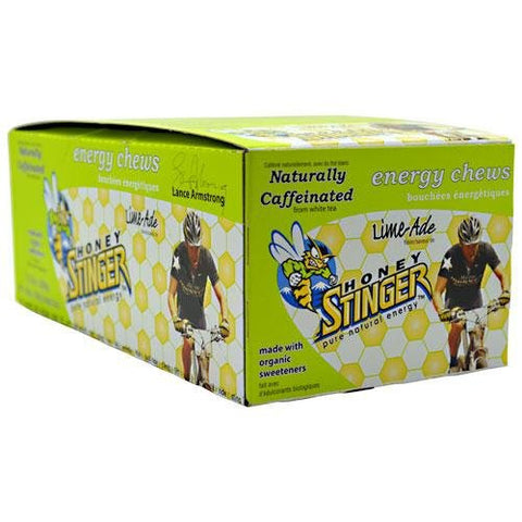 Honey Stinger Organic Energy Chews 12 Bags Limeade